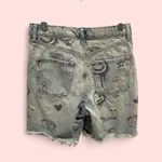Wild Fable high rise bermuda distressed alien invasion denim shorts fun Photo 1
