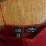 BP Red Lace Bow Cami Tank Top Photo 2