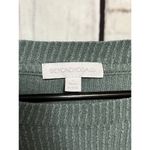 Beyond Yoga  Your Line Buttoned Boxy Rib Pullover Teal Long Sleeve - Size Small Photo 3