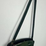 Vintage Green mixed media Town & Country shoes brand animal pattern purse Photo 2