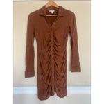 l*space L* Scarlett Button Down Dress STRETCHY MINI Small S Photo 4