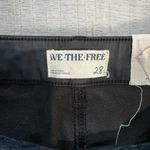 We The Free Free People  NWT black coated staight leg pants size 28 E34 Photo 1