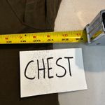 Jade by Jane Olive Green Tiered Ruffle Embroidered Long Sleeve Tunic Top XL Photo 6