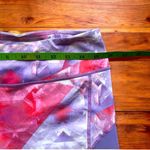Zella  Purple Geometric Print Active Shorts - Size Medium Photo 4