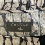 Cotelac Blouse 0 Short Sleeve Black Tan Artsy Unique‎ Workwear Photo 5