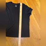 Bombas  Crew Neck T-Shirt Black Solid Bee Better Cotton Blend Medium Photo 2