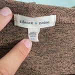 Silence + Noise  Brown Marled Hooded Soft Drapey Open Cardigan SZ XS Photo 1