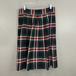 Daniel Cremieux Cremieux 12 Plaid A-Line Midi Lined Skirt Side Zip Preppy Classic Photo 1