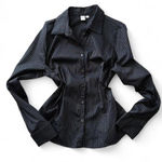 Apt. 9 Vintage Metallic Striped Button Down Shirt Photo 0