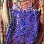 Forever 21 3X plus size purple iridescent short purple club dress Photo 2