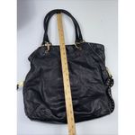 Marc Jacobs Padlock Studded Black Leather Shoulder Tote Bag Photo 7