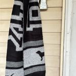 Victoria's Secret  Black and Gray Scarf Photo 3