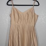 Show Me Your Mumu New Champagne Luxe Satin Faith Maxi Dress Size Large Photo 2