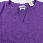 Van Heusen  V-Neck Purple Sweater Size M NWT Photo 7