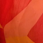 Pink Orange Abstract Sleeveless Blouse | Vacation Resort Wear Summer Tank Top S Photo 4