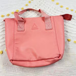 Reebok  Mini Tote Bag Purse Salmon Pink Faux Leather Small‎ Handbag Photo 0