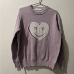 New York or Nowhere Mauve Crewneck Pullover Sweater size Medium Photo 1
