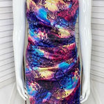Speechless  Satin Multicolor Snakeskin Print Strapless Mini Dress Juniors 5 Photo 0