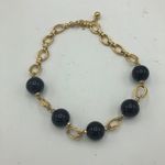 Kate Spade  Black Gold Rhinestone Statement Jewelry‎ Ball Round Photo 4