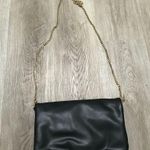 Kaari Blue  Black Bow Crossbody Fold Over Bag Purse Photo 6