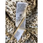 Gap V Neck Flowy Animal Print Shirt Womens Large Blouse Dolman SS Neutral Basic Photo 6