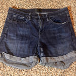 Vince  Denim‎ Shorts Dark Wash Cuffed Casual Everyday Size 26 Photo 0