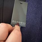 Eloquii  Women’s Shimmery Lurex Twist High Low Long Sleeve Cocktail Dress Photo 9