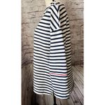 ZARA Long Sleeve Blue Stripe Nautical Shirt Gold Buttons Relaxed Size S Photo 2