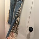 Mudd Vintage  Blue Y2k Flare Jeans with Lace Accents Size 5 Photo 4