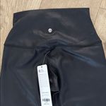 CRZ Yoga Sport Faux Leather Leggings, Black Foil, Size XS, NWT Photo 6