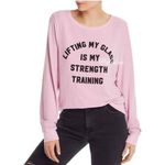Wildfox New.  pink beach jumper. XS. Retails $98 Photo 4