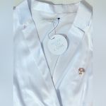 NWOT More to Come Shanelle Blazer Fringe Dress in White, size M White Size M Photo 5