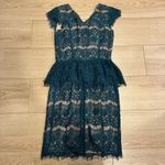 Maeve  x Anthropologie Elsa Lace Peplum Pencil Dress Short Sleeve Size XS Photo 7