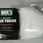 DICK'S Sporting Goods Dick’s Sporting Goods Deluxe Rain Poncho — One Size Fits Most 50”x42” ☔️  Photo 0