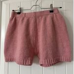 Princess Polly Knit Shorts High Waist Casual Comfy Pink S/M Photo 0