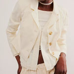 Free People #157 NWOT  Orly Heritage Jacket in Ivory Photo 0