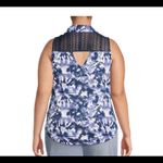 No Boundaries  Womens Size 2X 19-21 Juniors Tie Front Sleeveless Top New Photo 4