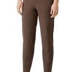 Eileen Fisher  Organic Cotton Brown Slim Knit Ankle Pants Size S Photo 0