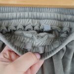 SKIMS EUC Velour Jogger Womens Size L Grey Lounger Athleisure Soft Zip Pocket Pa Photo 7