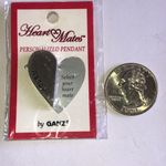 Ganz Personalized Wendy Heart Charm Pendant Silver Photo 3