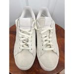 Adidas  Stan Smith Ivory Off White Suede LaceUp Logo Sneakers Size US 7 Photo 1