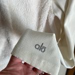 Alo Yoga Fleece Solstice Jacket in Natural White Photo 8