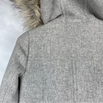 J.Crew Chateau Parka Italian Wool Stadium Cloth Coat Fur Hood B3901 Gray 00 Photo 8