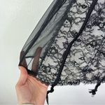 Victoria's Secret Lace & Mesh Bustier Black White Size 34B Photo 3