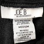 Joe Benbasset Joe B Black Textured Mini Skater Skirt Photo 5