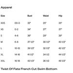 Splendid Twist of Fate French Cut Bikini Bottom Pink Blue Tie Dye Size Small New Photo 4