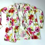 Rags and Couture Rags Couture White Multicolor Floral Cardigan Size M Photo 0