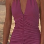 ZARA   Pink Halter fitted bodycon maxi Dress evening party holiday wedding  Photo 11