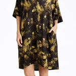 Bryn Walker V Neck Tunic Dress with Pockets Made in the USA Sz Small💛 Photo 0