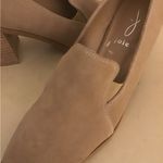 Joie women beige suede loafer heel Wevently shoes US 9 Euro 40 Photo 7